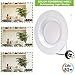 12 Pack 5/6 Inch LED Recessed Downlight Retrofit, 12W LED Can Light Bulb, Baffle Trim, 1000lm 5000K Daylight LED Recessed Ceiling Light, CRI90, Damp Rated, Dimmable, ETL