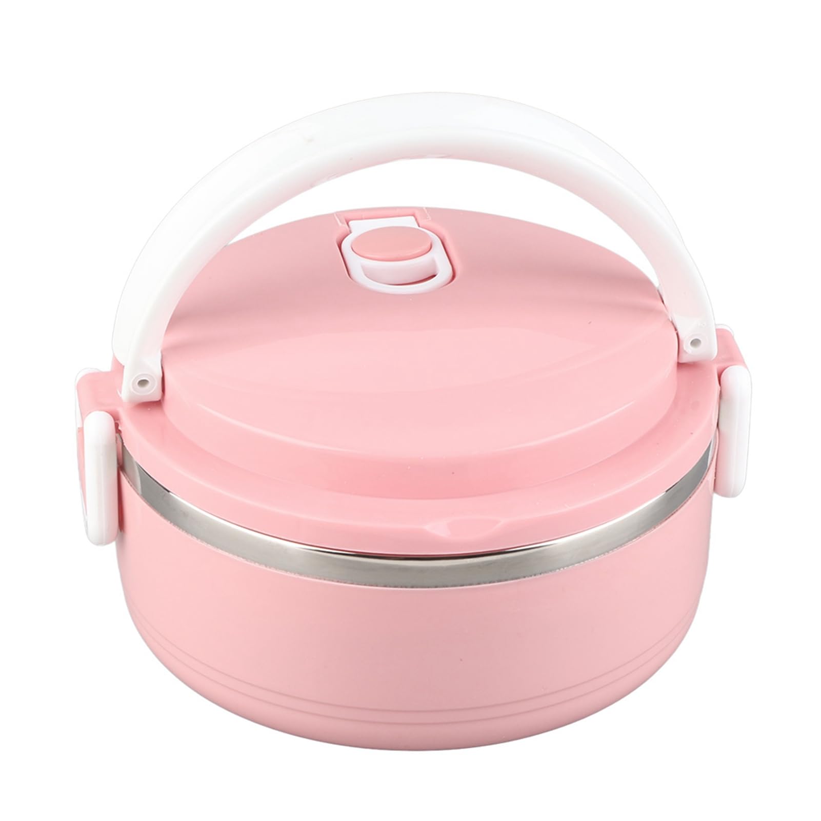 Duokon Lunch Box Portable Stainless Steel Thermal Insulated Rice Noddles Lunch Box Single Layer Food Container