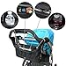 Jogging Stroller Organizer with Stroller Tire Pump & Tire Repair Kit - Universal Fit Stroller Accessory with Insulated Cup Holder