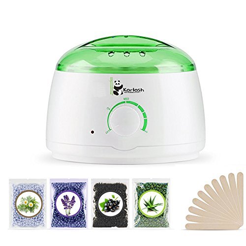 Karlash Wax Warmer Hair Removal Kit with Hard Wax Beans and Wax