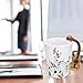 LanHong Guitar Mug Guitar Coffee Mug Music Gifts for Guitar Players Musician - 13.5 oz Guitar Cup Gifts for Music Lovers - Music Coffee Mugs Birthday Christmas Gifts for Men Women (Acoustic)