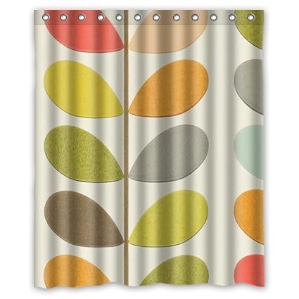 Orla Kiely Custom Shower Curtain 60 Amazon Co Uk Kitchen Home