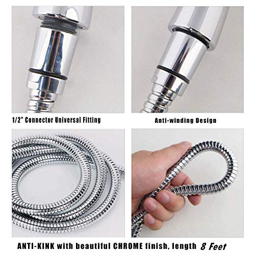 REEGE Dog Shower Sprayer Attachment Set for Pet Bathing and Dog WashingBathroom Sprayer Shower