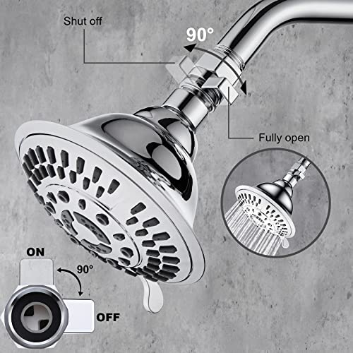 BRIGHT SHOWERS Water Flow Control Valve, Brass Shower Water Valve With
