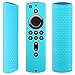 [2 Pack] Remote Case Cover Compatible with Fire TV Stick 4K Remote Control - Pinowu Anti Slip Case (Red+ Turquoise)