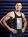 Thin Blue Line American Flag Men's Tank Top 4th of July Singlet Large Black