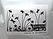(24) Silk Black Roses Flower Head - 1.75