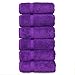 Chakir Turkish Linens Turkish Cotton Luxury Hotel & Spa Bath Towel, Hand Towel - Set of 6, Eggplant