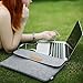 Inateck 13-13.3 Inch Sleeve Case Compatible with MacBook Air/ Retina MacBook Pro/ 12.9 Inch iPad Pro Cover Ultrabook Netbook Carrying Case Protector Bag - Light Gray