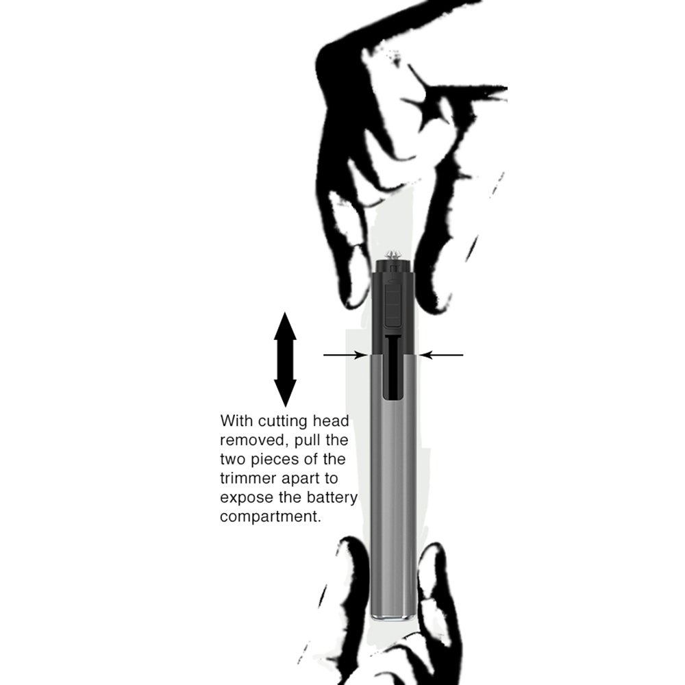 Wahl Lithium Micro Groomsman Trimmer, Compact, Cordless, Battery
