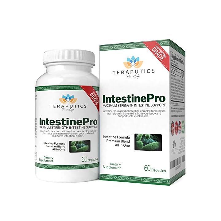 IntestinePro Intestine Support for Humans with NonGMO Wormwood, Black