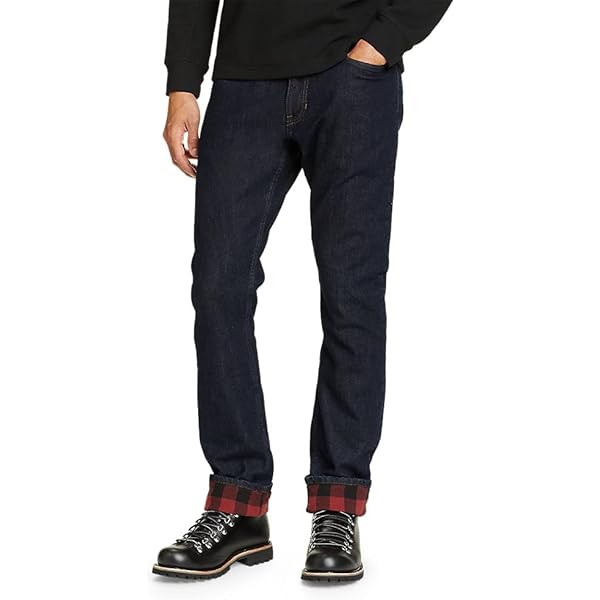 Amazon.com: Eddie Bauer Men's Flannel-Lined Flex Jeans