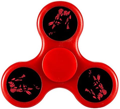 Fakalove Skate Boarding Creative Hand Tri-Spinner Spiderman Fingertip Gyroscope High Speed Spin For Kids &amp; Adults