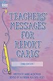 Teachers' Messages for Report Cards, Grades K - 8