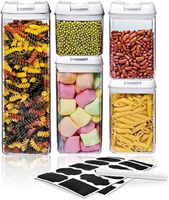 Airtight Food Storage Container Sets Larger Sizes Leak Proof