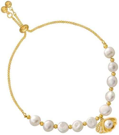 Amazon Elepani レディース ブレスレット レディースブレスレット バロックパールブレスレット 淡水パールブレスレット パールブレスレット パール 淡水パール 淡水真珠 バロックパール プレゼント 贈り物 バロックパール ブレスレット 通販