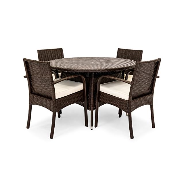 Best Choice Products 5Piece Indoor Outdoor Patio AllWeather Wicker