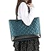 Gonex Women Laptop Tote Bag, Lightweight Nylon 15-15.6 Inches Tablet Handbag Shoulder Bag for Women,Computer,Business,Work,Travel Blue