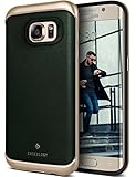 Galaxy S7 Edge Case, Caseology [Envoy Series] Classic Rich Texture Leather [Leather Green] [Luxury Slim] for Samsung Galaxy S7 Edge (2016)