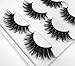 CerroQreen Eyelashes Thick Curly Fashion Lashes 5 Pairs 3D Mink Eyelashes Dramatic False Lashes (eyelashes -01)