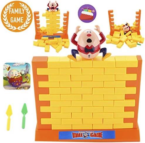 Humpty Dumpty's Wall Game, based on the Humpty Dumpty nursery rhyme, bring the bedtime story to life, perfect skill and action game, idea family game, best birthday gifts for kids 4 years and up