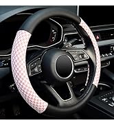 ZHOL Wood Grain Steering Wheel Cover, Universal 15 Inch | Microfiber Leather, Anti-Slip, Odorless - View #9