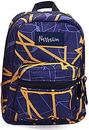 Micro Backpack Purse Bag Charm (Gold Vein)
