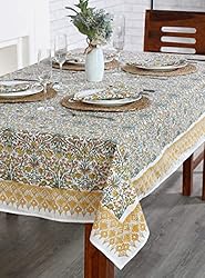 Ridhi - Hand Block Print Cotton Cloth Dinning Table