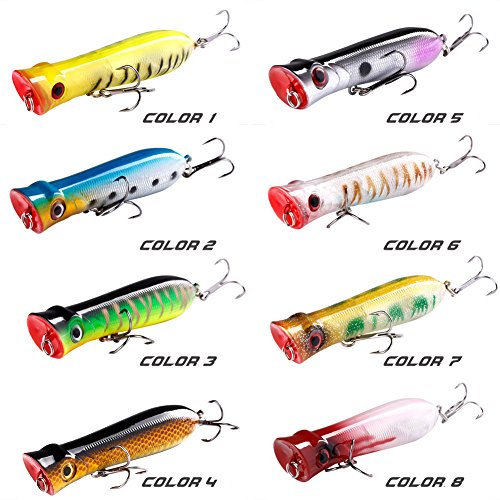 Sougayilang-Fishing-Lures-Topwater-Pencil-Popper-Plastic-Casting-Trolling-Fish-Crankbaits