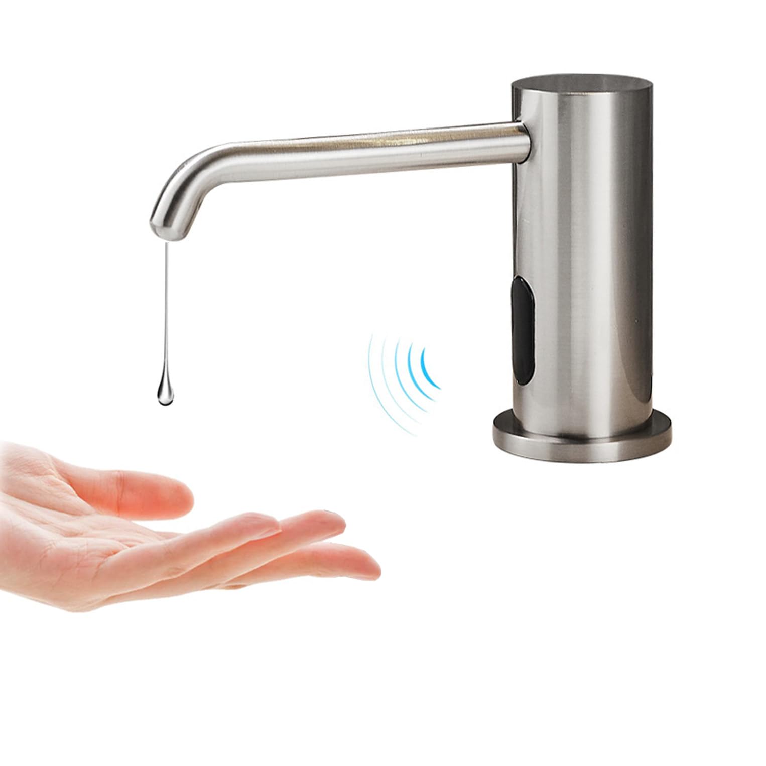 Photo 1 of Automatic Touchless Soap Dispenser with 1000ml Capacity, Infrared Sensors, Built-in Sink Soap Dispenser for Bathroom, Kitchen, Commercial Use, Smart Home