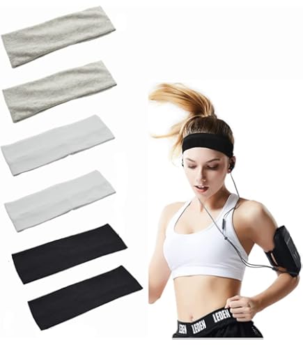 Premium Sports Headband - Non-Slip Fitness Hair Bands For Running, Yoga & Workout - Elastic, Sweat-Wicking Headwear For Men & Women From Yoga Hair Bands - Price 1.36 - View #3