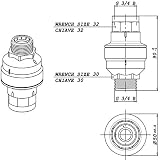 Water Filter Man Ltd WRAS 3/4" BSP Leak Protection Valve Flood Prevention view 2