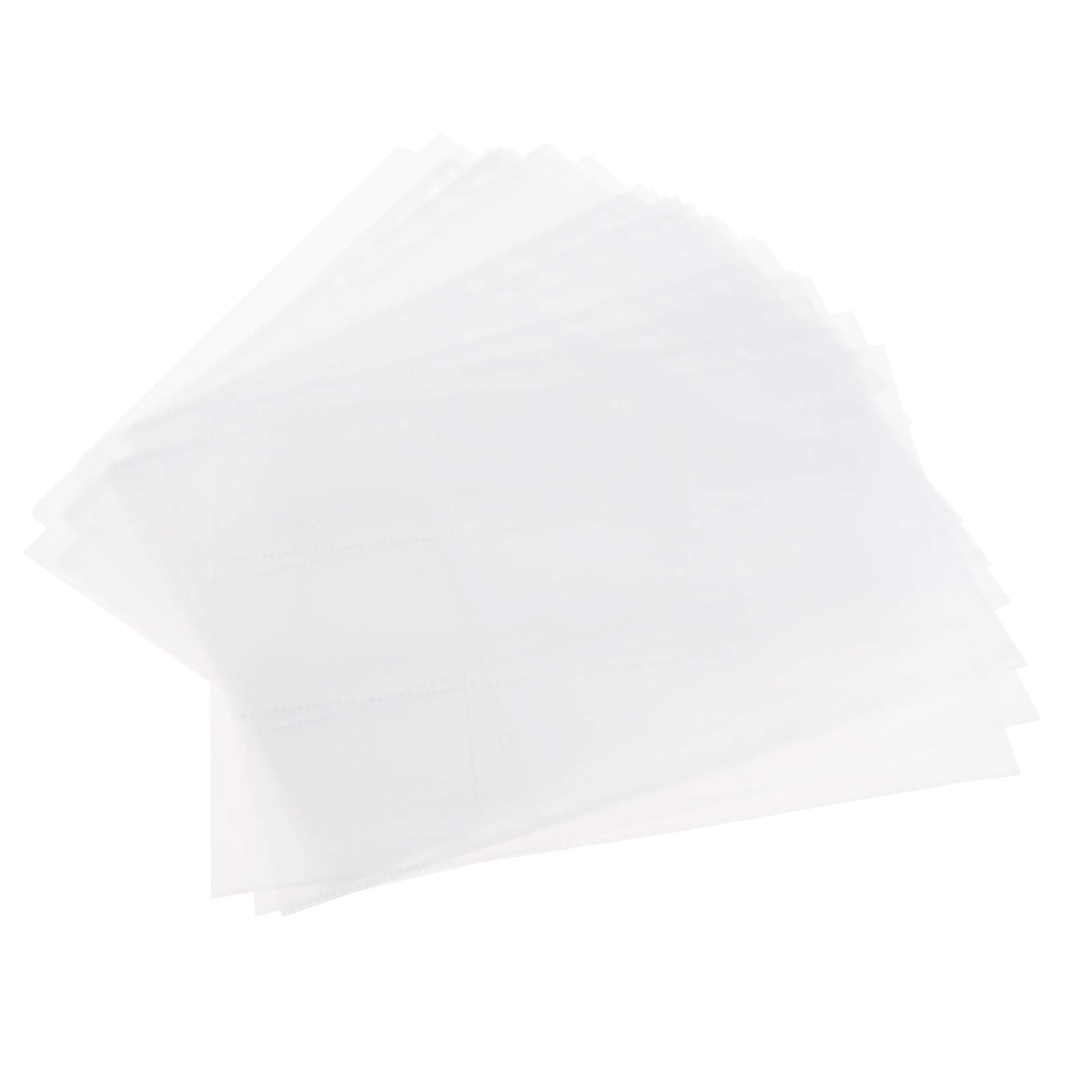 OTOTEC 50 pcs Clear Trading Card 9 Pocket for collecting cards.