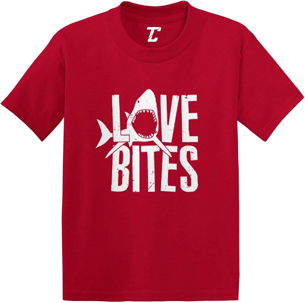 Love Bites - Great White Shark Pun Funny Infant/Toddler Cotton Jersey T-Shirt