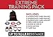Lifeline Resistance Trainer Kit with 10lb to 100lb Adjustable Resistance Level Bands for More Workout Options Includes Triple Grip Handles, Door Anchor, 5ft Exercise Tubes and Carry Bag, Extreme