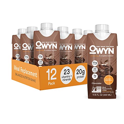 OWYN PlantBased Complete Nutrition Protein Shake, Chocolate, 20g plant