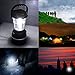 AGPTEK Solar Lantern, 5 Mode Hand Crank Dynamo 36 LED Rechargeable Camping Lantern, Black, Waterproof, LED Light Source, Ideal for Hiking, Emergencies, Hurricane Outages