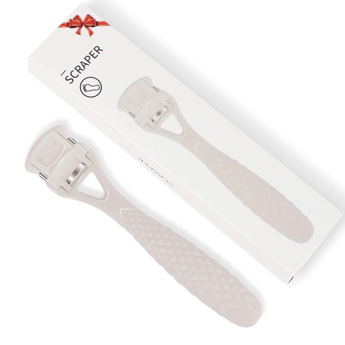 Professional Shaver Hard Skin Remover Scraper Foot Callus Cuticle Rasp Cutter Foot Care Pedicure Kit Washable Durable 2 in 1 : Beauty