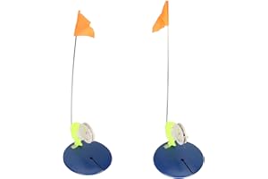 Fockety 6pcs Ice Fishing Tip Ups, Winter Fishing Ice Flag Angler Tackle Accessory, Equipment, Professional Tip Up Angler, Str