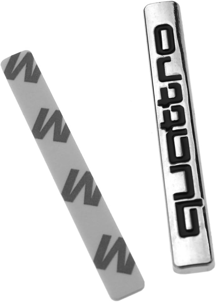 Black Quattro Badge Metal 3D Emblem Tailgate Boot For Audi A3 A4 A5 A7 Q5