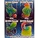 Blue Sea Creatures Ocean Gummi Candy 4-piece Packs - 18 Packs Box