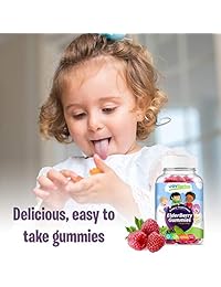 Elderberry Gummies para niños – Vitamina C Immune System Booster – Tasty Triple Action Gummy...