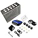 VESAFE Universal Solar TPMS, Wireless Tire Pressure Monitoring System with 4 DIY External Cap Sensors(0-6Bar/0-87Psi), Real-time Display 4 Tires' Pressure and Temperautre. (Color Display)