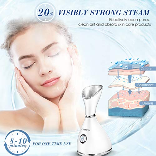 Facial Steamer, JOMARTO face steamer for Facial Deep Cleaning, Home