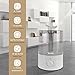 OXA 4L Large Capacity Cool Mist Humidifier Whisper-Quiet, Ultrasonic Air Humidifiers for Bedroom Baby Room Home Office, Two 360° Rotatable Mist Outlets, Waterless Automatic Shut-Off (Gray)