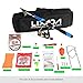 Lixada Fishing Rod Reel Set Telescopic Spinning Rod Reel Combo Kit with Fishing Rod Fishing Reel Fishing Lures Hooks Bag Necessary Fishing Accessories