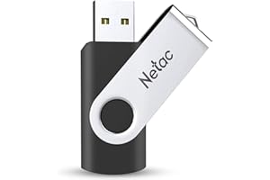Netac 64GB USB Stick USB 3.0 Flash Drive, Up to 90MB/s, Thumb Drive for Data Storage, Pen Drive with Swivel Design, Memory St
