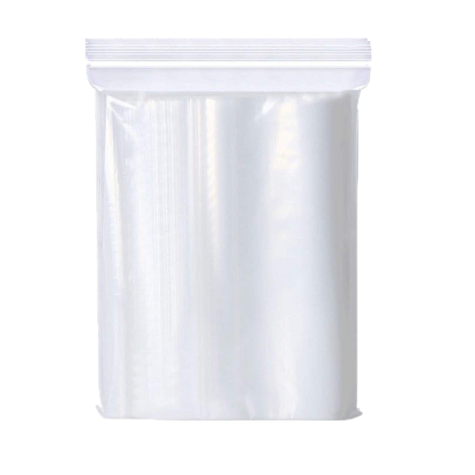 100Pcs 12x18cm Thickening Resealable Grip Seal Bags,Resealable Seal Clear Plastic Bags Sealable Storage Pouches,Grip Clear ZipLock Bags Sample bags for Home,Kitchen Storage,Crafts,Jewellery,DIY Arts