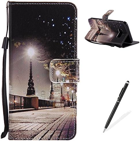 MAGQI Samsung Galaxy S8 Plus PU Leather Wallet Case, Elegant Premium Flip Cover Magnetic Closure Stand Function Protective Card Slots Holder Book Style Cover Case with Hand Strap