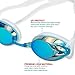 Asehuoz Swimming Goggles Anti Fog Shatterproof UV Protection,No Leaking with Silicone Nose Clip Ear Plugs and Protection Case Swimming Goggles Suit for Men Women Kids (Sky Blue)